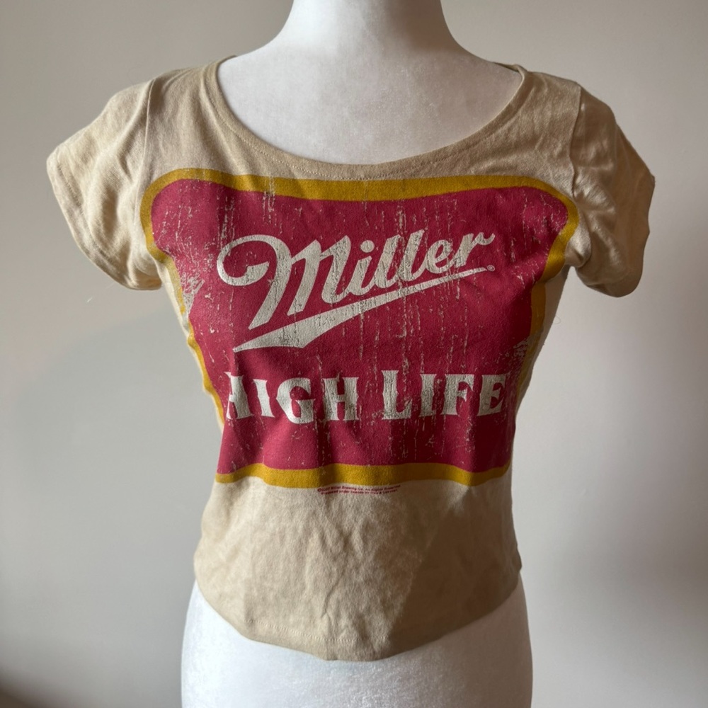 High Life Women's Tan Graphic Tee